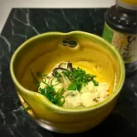 Snapdishの料理写真:ゆんゆんゅんさんの料理 牡蠣のぽん酢和えです。手間は下処理だけw。簡単・時短でパッと作れる、Ｒの季節のご馳走デス☆