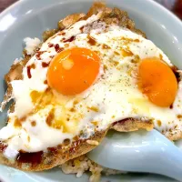 Snapdishの料理写真:元祖焼き豚玉子飯😆|ゆりぞ。さん