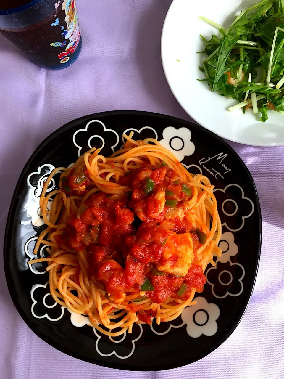 チキンと野菜のトマトパスタ🍅|みゆきさん