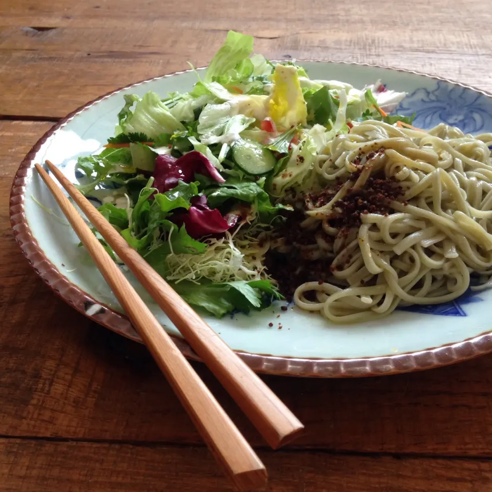 寒いけどサラダうどん。|Mariko  Matsuiさん