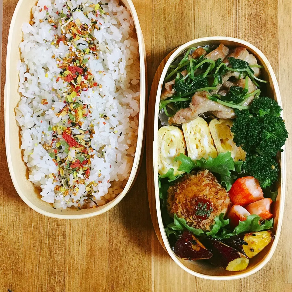 Snapdishの料理写真:夜勤弁当 2017.11.22|＊emio＊さん