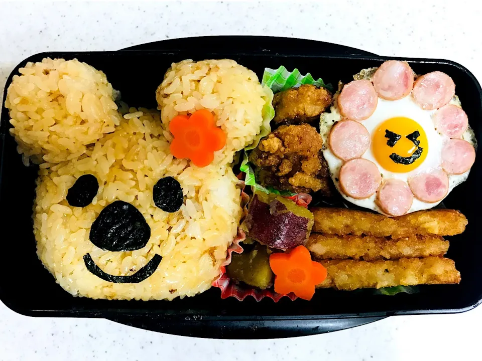 息子への張り切り弁当  クマさん編|ma'mさん