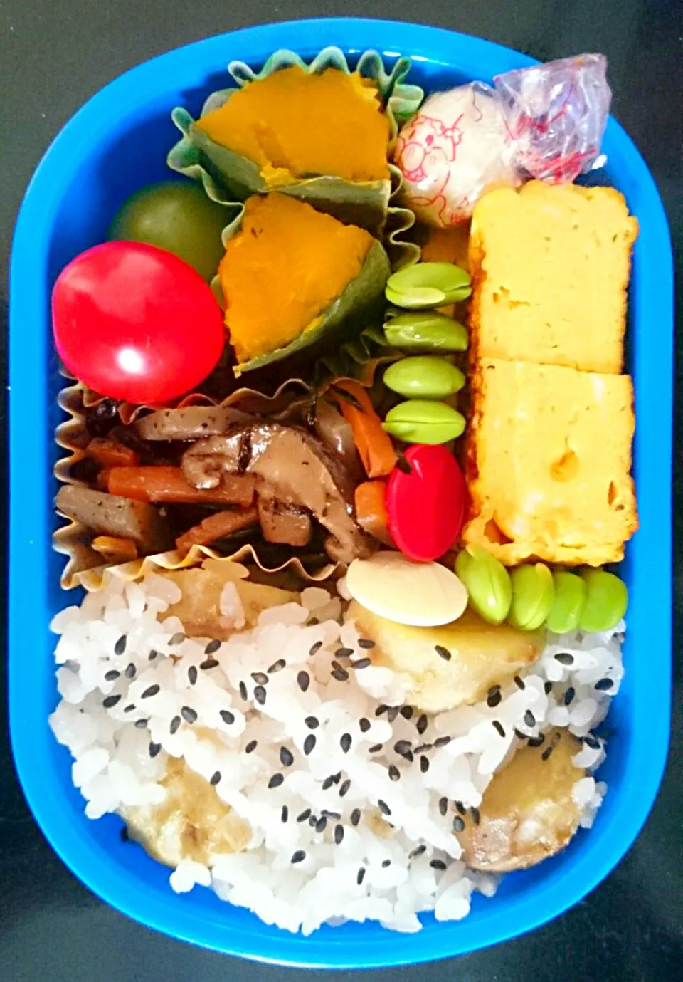 Snapdishの料理写真:栗ご飯弁当|あかねさん