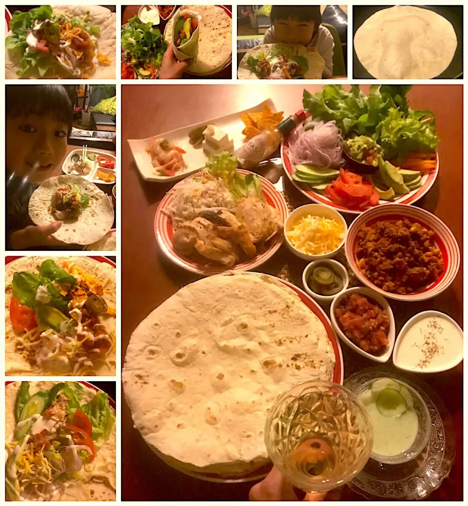 Today's Burritos Dinner🌿ﾀﾊﾟｽ･ｿﾊﾟ･ﾜｶﾓｰﾚ･ｻﾙｻ･ﾄﾙﾃｨｰｼﾞｬ･ﾁﾘｺﾝｶﾝ･ﾁｷﾝﾌｧﾌｨｰﾀdeﾌﾞﾘｰﾄ|🌈Ami🍻さん