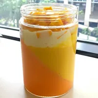 mango in layers..... puding..yogurt.. puree.. and mango slices..|lusianaさん