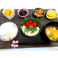 本マグロの漬けの山芋とろろがけ定食❤️|らいとさん