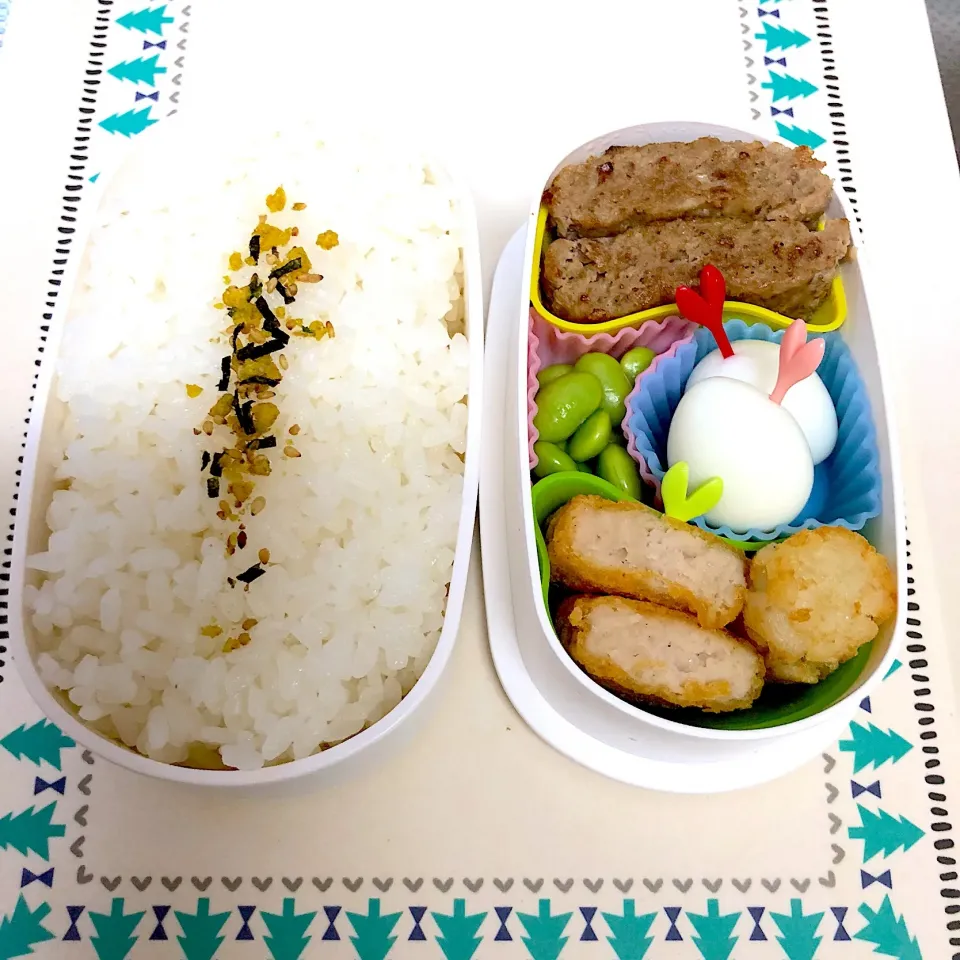 Snapdishの料理写真:中3娘お弁当♡
 #ナッツアレルギー 
 #牛乳アレルギー 
 #お弁当|とんちゃさん