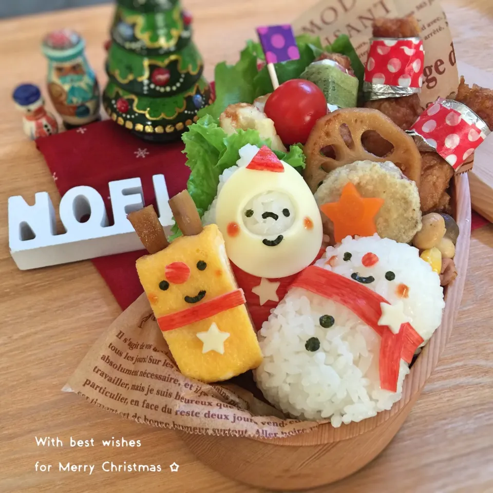 Snapdishの料理写真:クリスマス弁当☆|yokkoiroさん