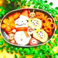 雪だるま弁当*ˊᵕˋ*