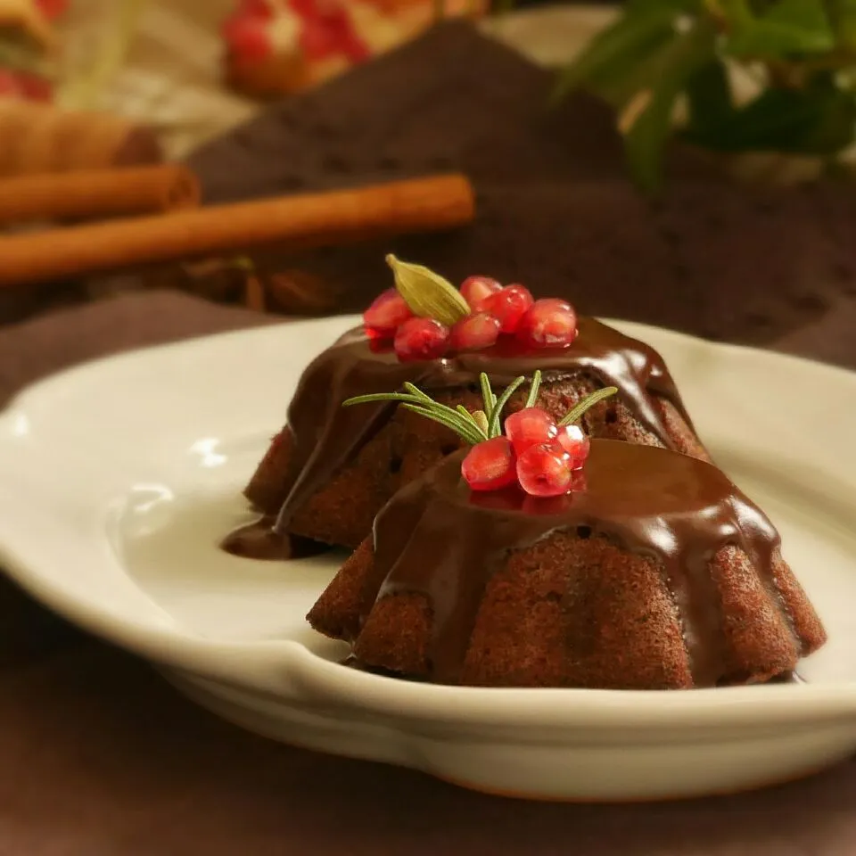 赤ワインチョコレートケーキ（おまけバージョン😊）／Red Wine Chocolate Cake|まちまちこさん