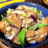 Japanese " Katsudon " (fried pork cutlet with fried egg)|el sushi de la manchaさん