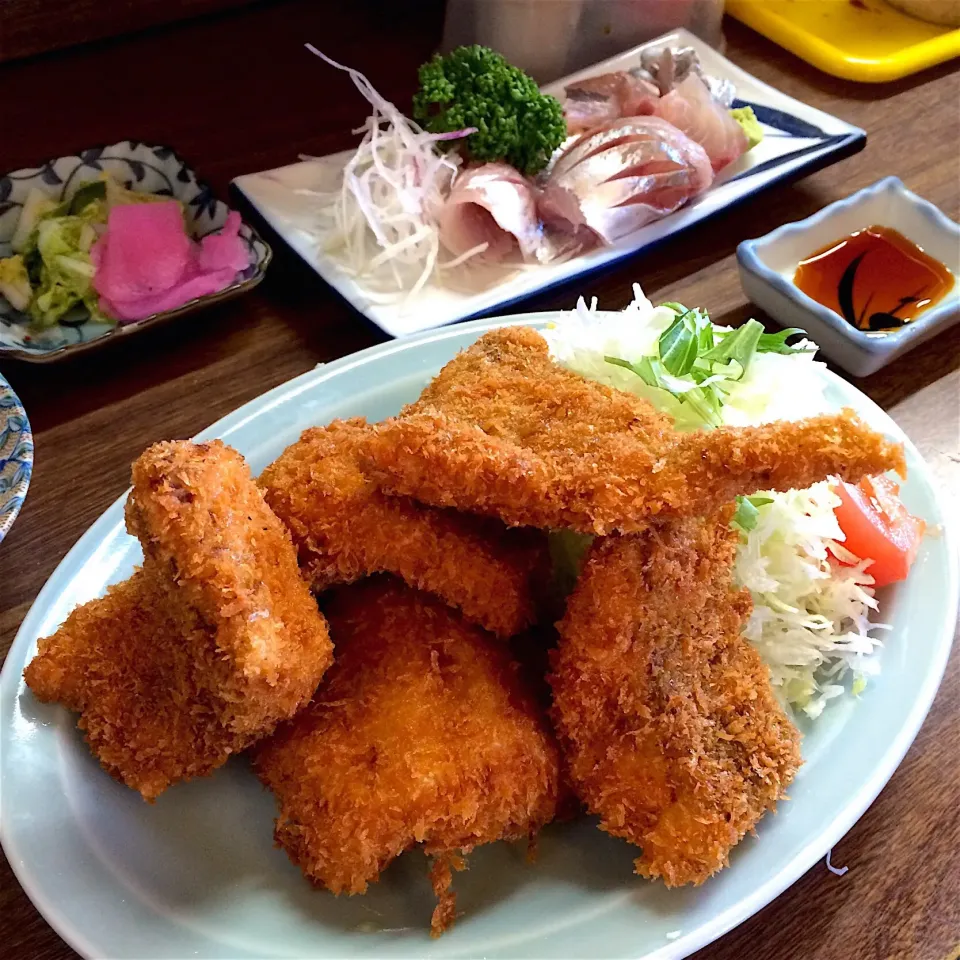 さすけ食堂 アジフライ定食|qtyucoさん