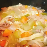 Thanksgiving leftover - turkey noodle soup|Josh Fieldsさん