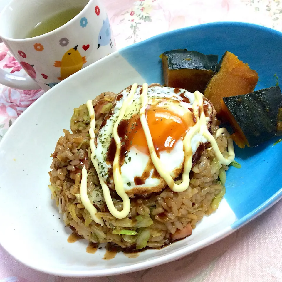 どっさりキャベツのそば飯風混ぜご飯♬|夢ーテルさん