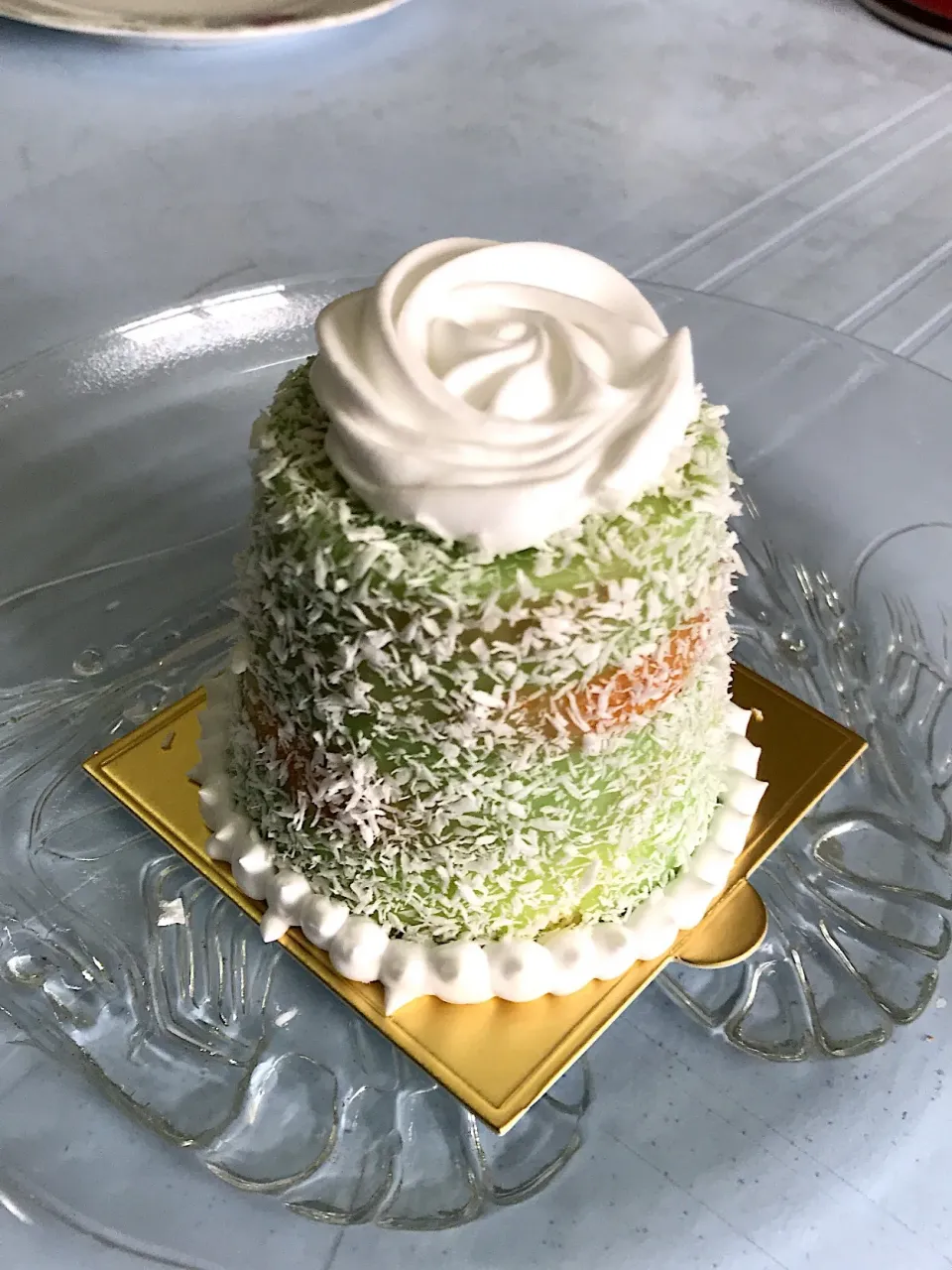 Snapdishの料理写真:Pandan Layer Cake
#PandanLayerCake|LeyTengさん