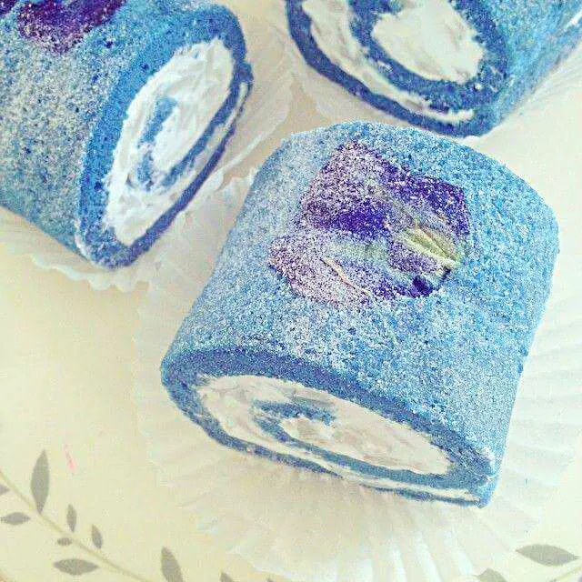 bluberry chiffon roll|CHUENCHAIさん