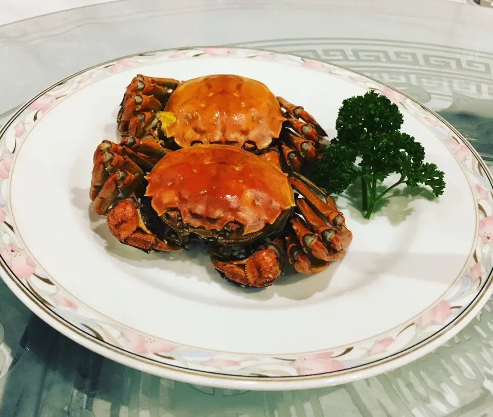 上海蟹🦀#中華街にて|なるっぺさん