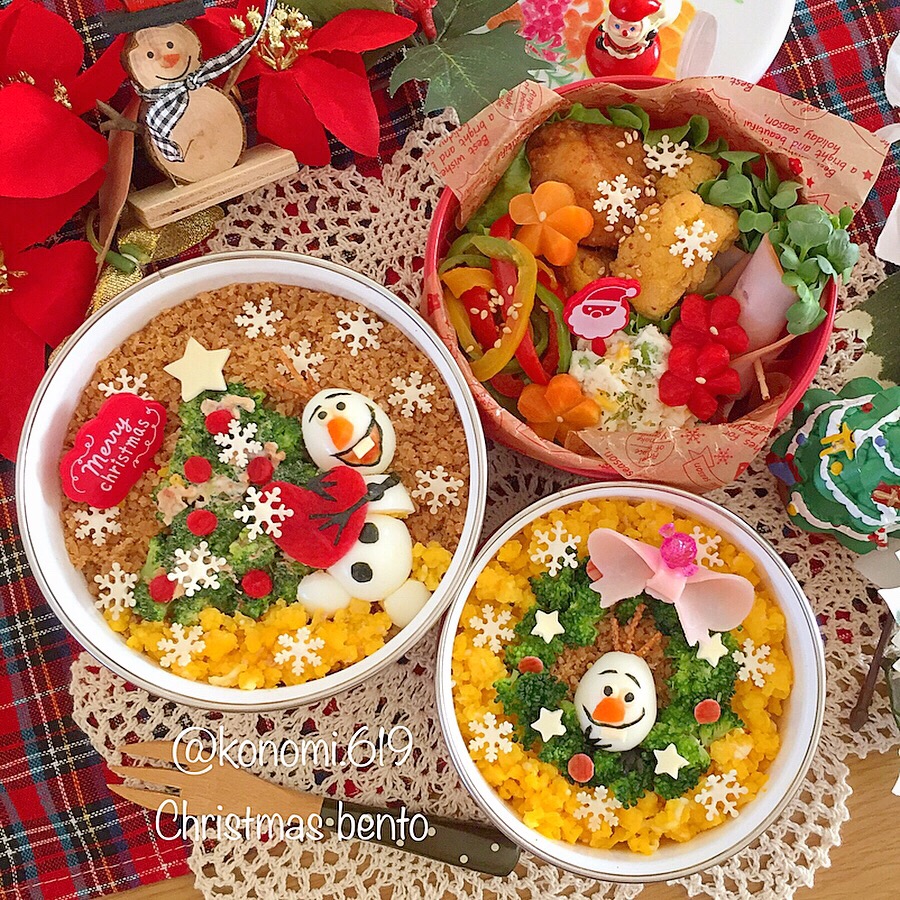 ぎゅーって抱きしめて オラフのそぼろ弁当 Konomi 619 Snapdish スナップディッシュ Id C1qppa