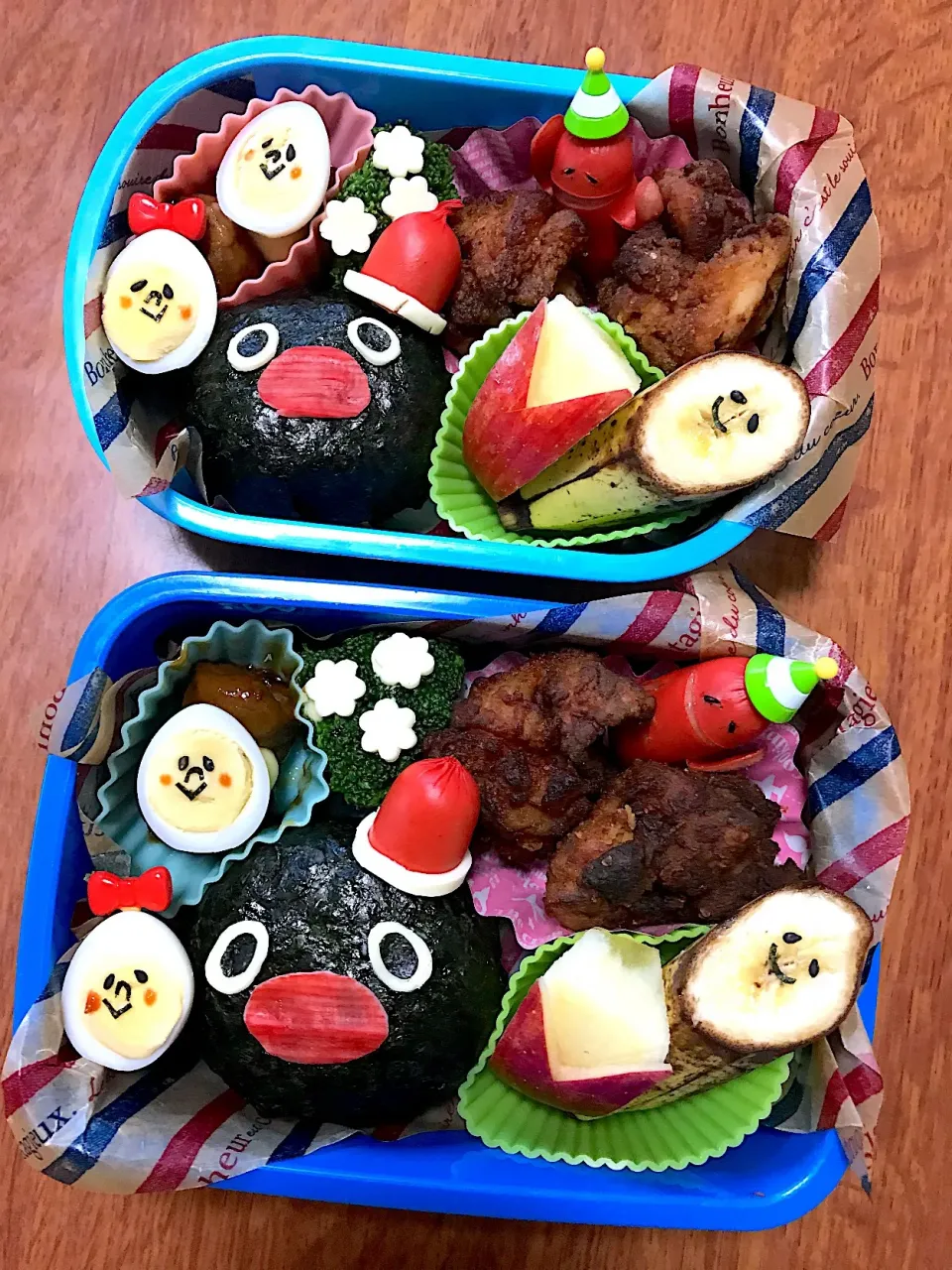 ピングーのXmasパーティ弁当♡|かなさん