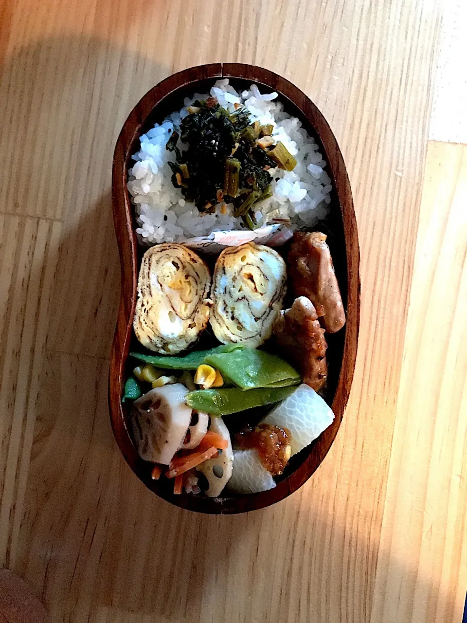 今日は一人分のお弁当♡



 #曲げわっぱ弁当  #母の佃煮安心の味  #たまご大好き   #今日のお弁当  #作り置き|ゆかさん