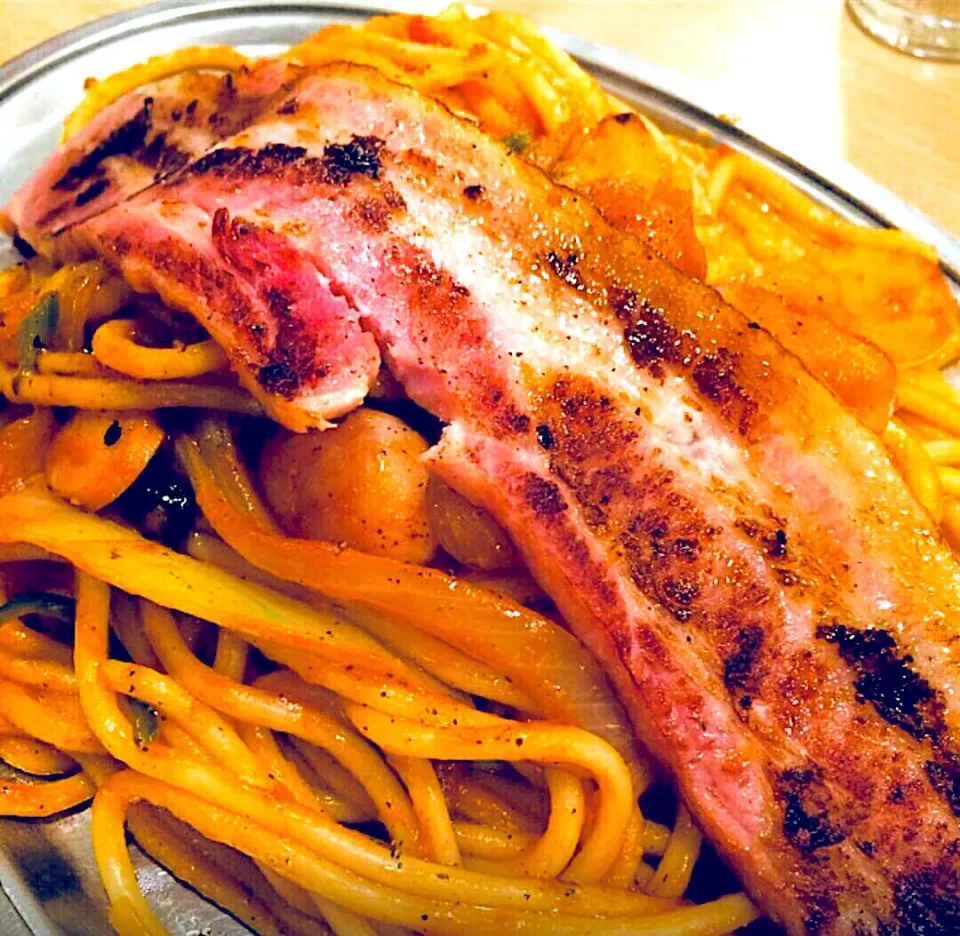 昔ながらのナポリタン
トッピングに🥓ベーコン|zeroweb_bossさん