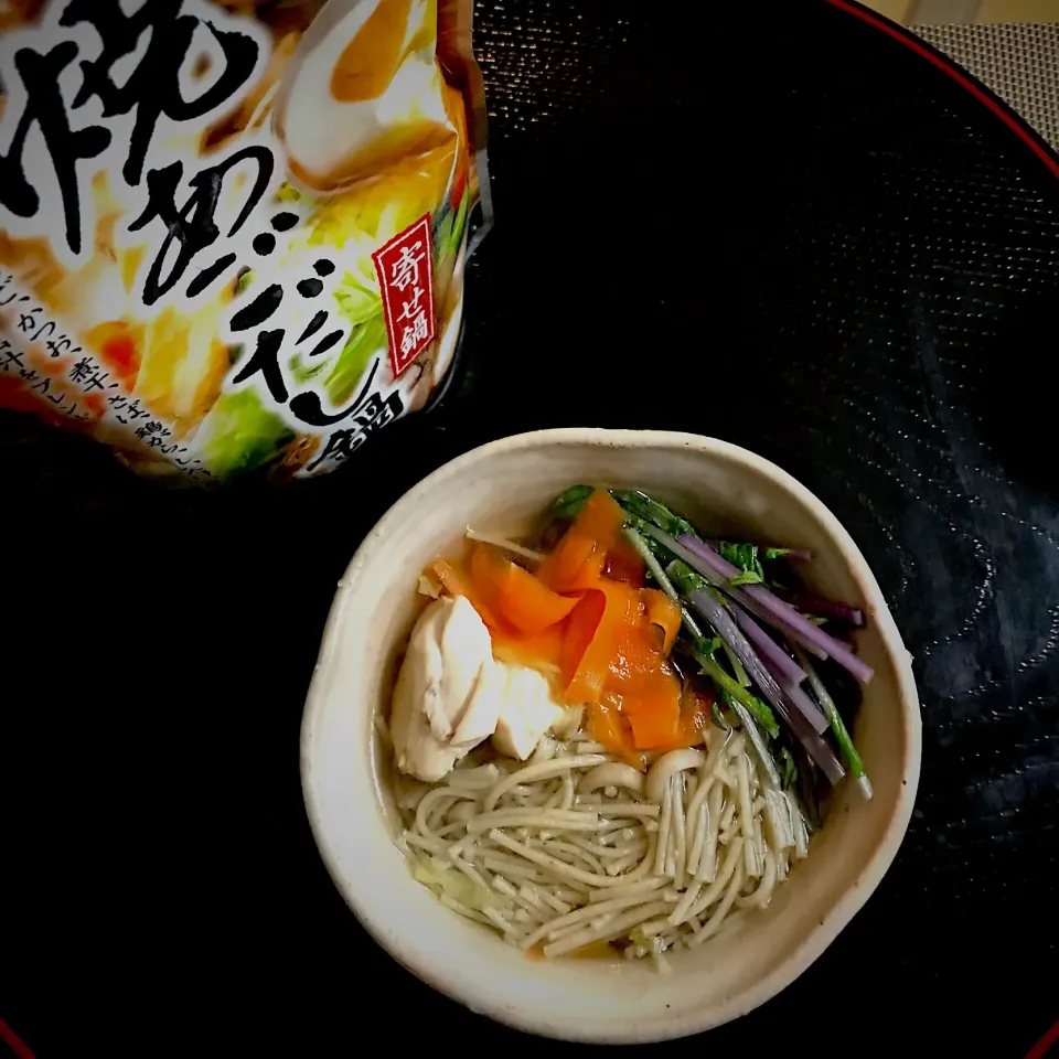 焼きあごだし鍋の〆にごぼうそうめん
#ミツカン  #ミツカン鍋つゆ  #ミツカン焼きあごだし鍋つゆ|ちこさん