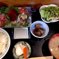 朝霞の名店、御船の刺身定食です。|☆えーじ☆さん