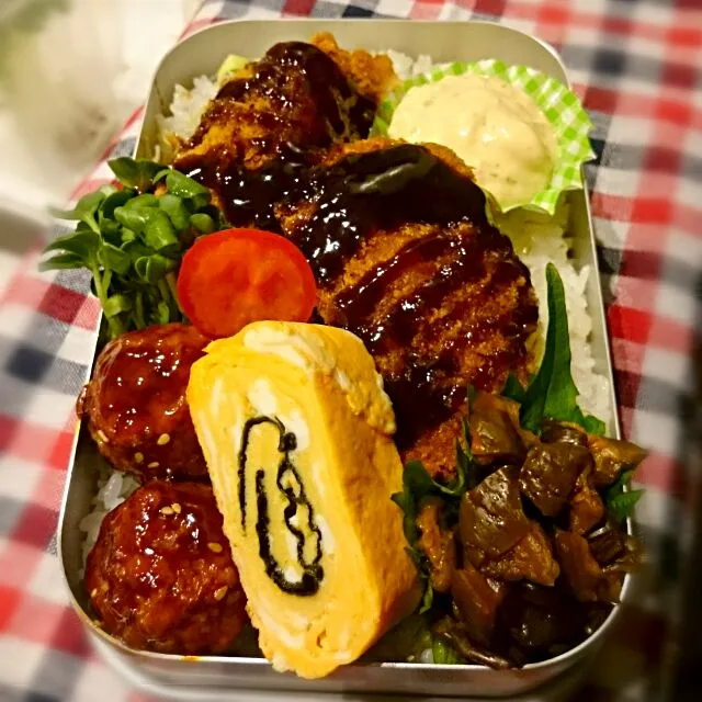 Snapdishの料理写真:#我が家の働く旦那弁当
       (2017/11/28 05:18:37)|kimi=kimi🌼Kitchenさん