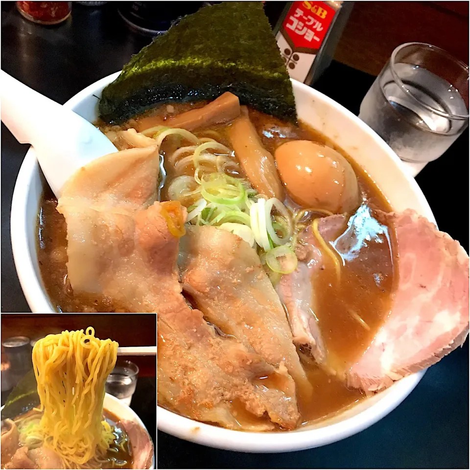 ラーメン100@一条流がんこラーメン総本家(四谷三丁目)|塩豚骨さん