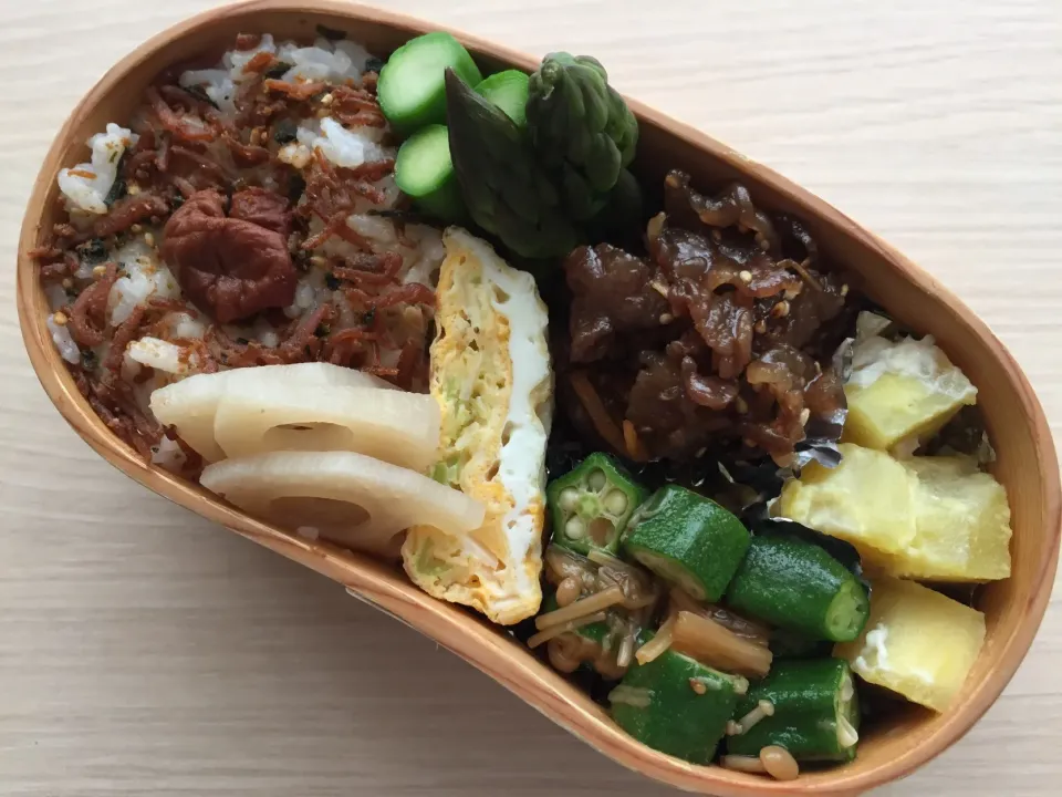 Snapdishの料理写真:2017年11月28日のお弁当
 #わっぱ弁当  #お弁当作り  #お弁当|永島 恵さん