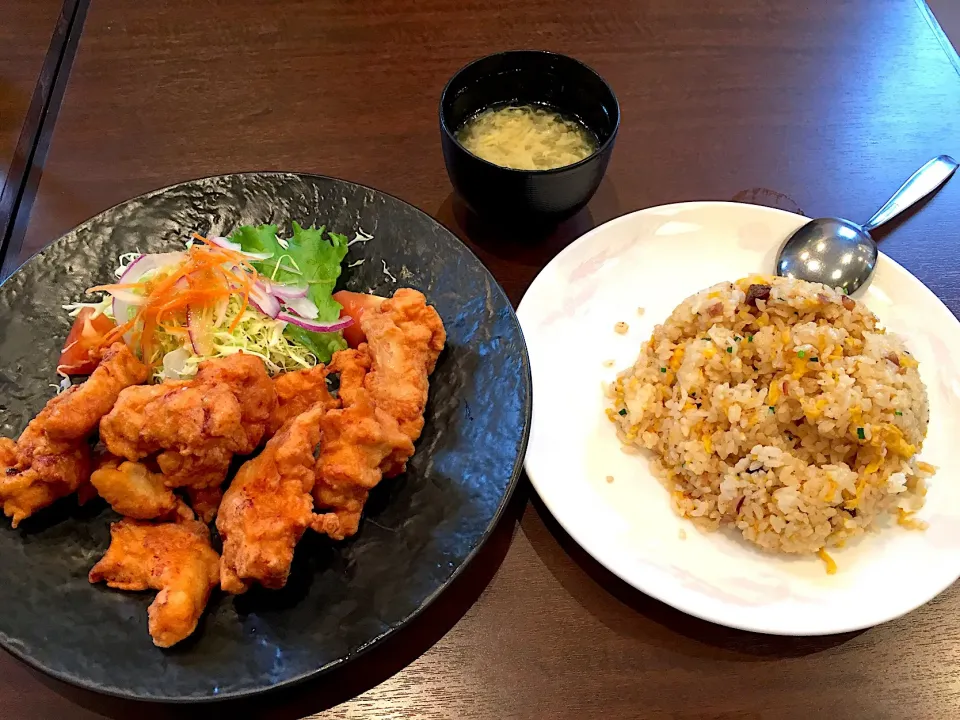 とり天の元祖、東洋軒でとり天とチャーハンを食べる #とり天|まいさん