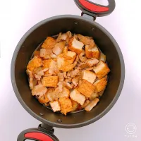 Tofu stir-fried with pork|Autumnさん