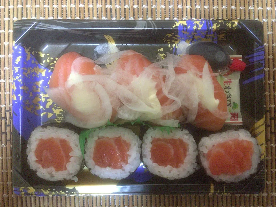 寿司(サーモン盛合せ)|ばーさんさん