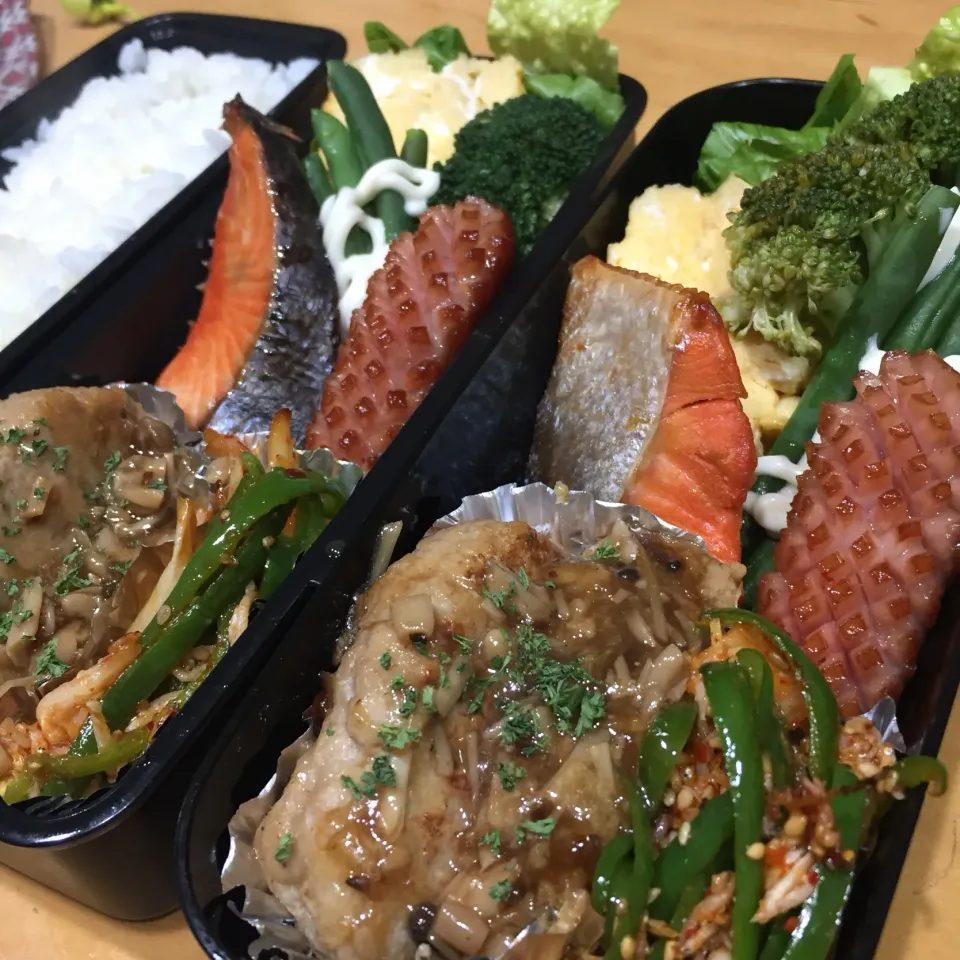 Snapdishの料理写真:今日の親父弁当！|沖縄「ピロピロ」ライフさん