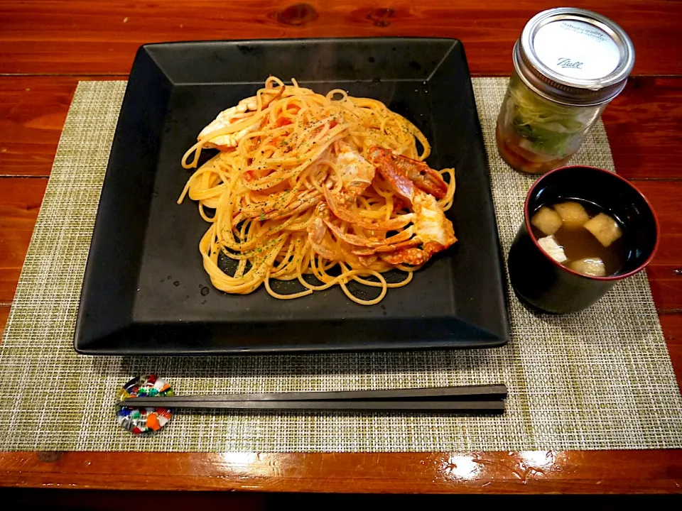 Snapdishの料理写真:ワタリガニパスタ|Shiori  Iguchiさん