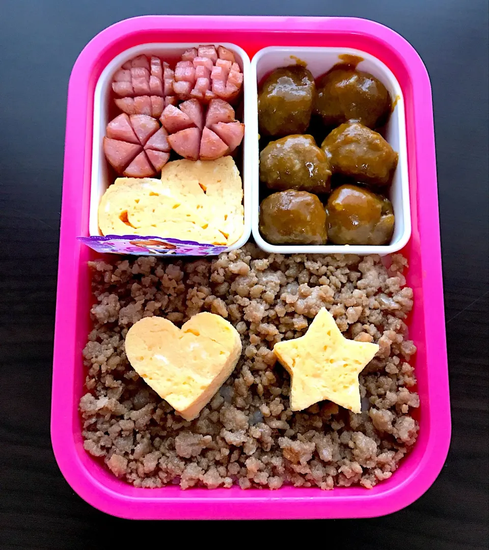 野菜嫌いの年中さん弁当🍱 リクエスト通り作ったら肉肉しい！|yumikoさん