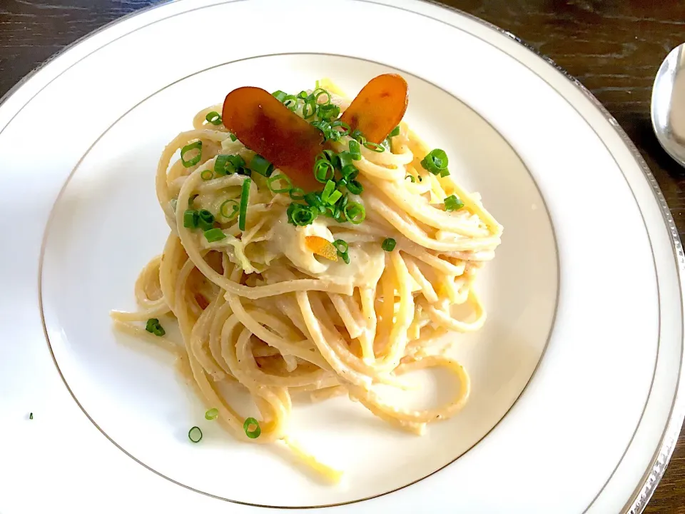 カラスミのクリームパスタ🍷|カドラさん