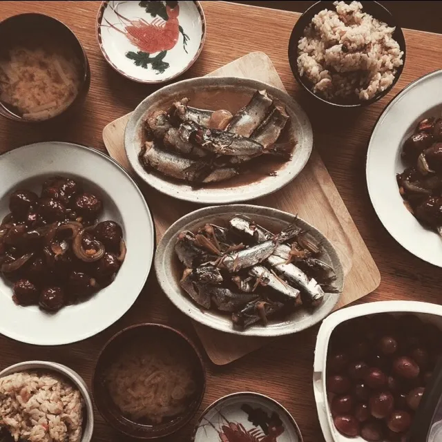 Snapdishの料理写真:パクチー醤油で炊き込みごはん🍚|Imanaka Yukikoさん