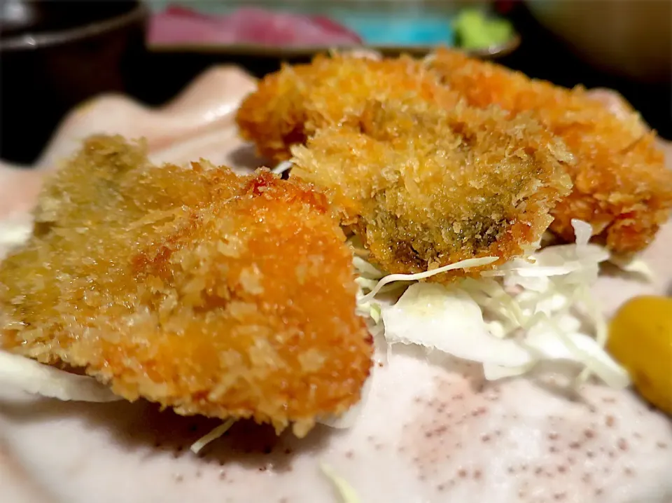 カキフライ定食@あうん 赤坂見附|Mickeeさん