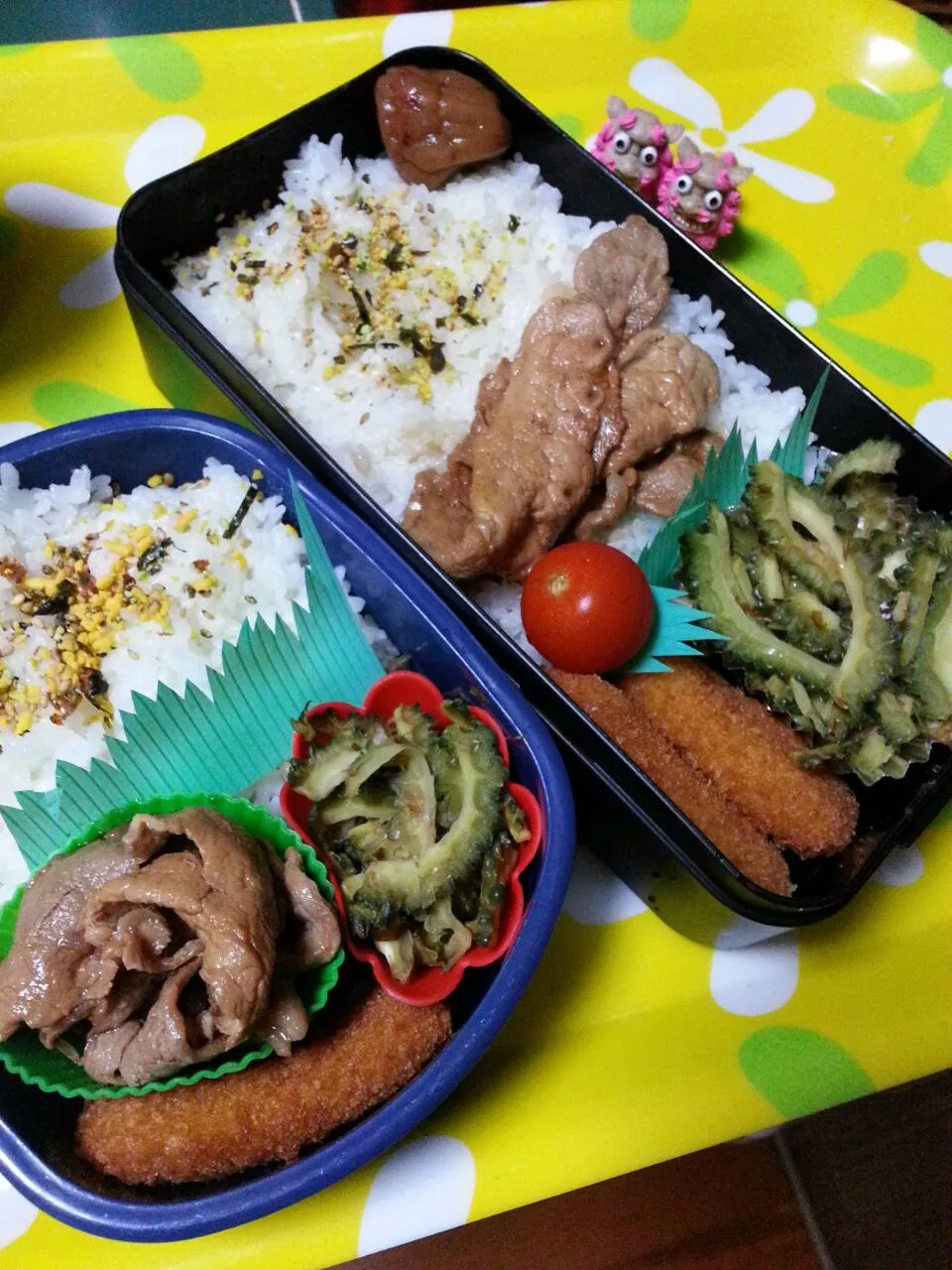 夫の弁当、娘の弁当|みどりさん