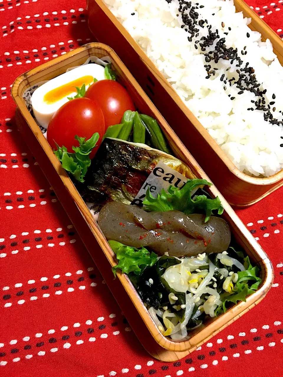 Snapdishの料理写真:焼さば弁当🐟|udomegu☆さん