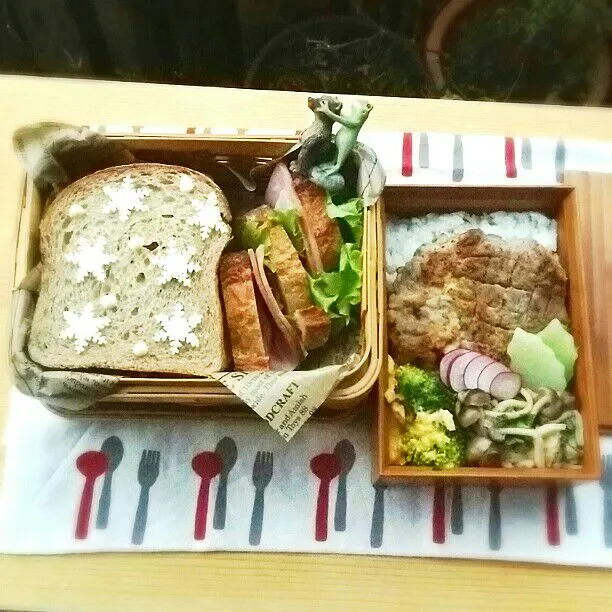 Snapdishの料理写真:旦那さんのお弁当♪|kyujaさん