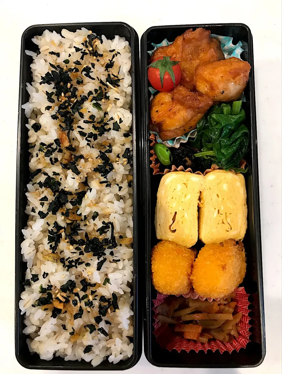 Snapdishの料理写真:2017.11.30 (木) 旦那様のお弁当🍱|あっきーよさん