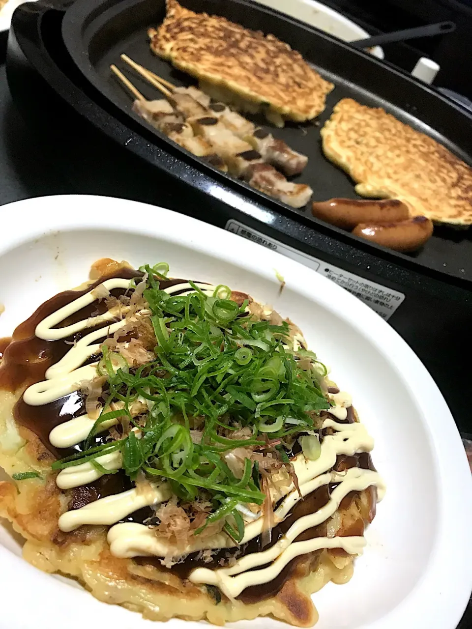 Snapdishの料理写真:お好み焼きパーティー🎉
長芋がポイント！|かさゆりさん