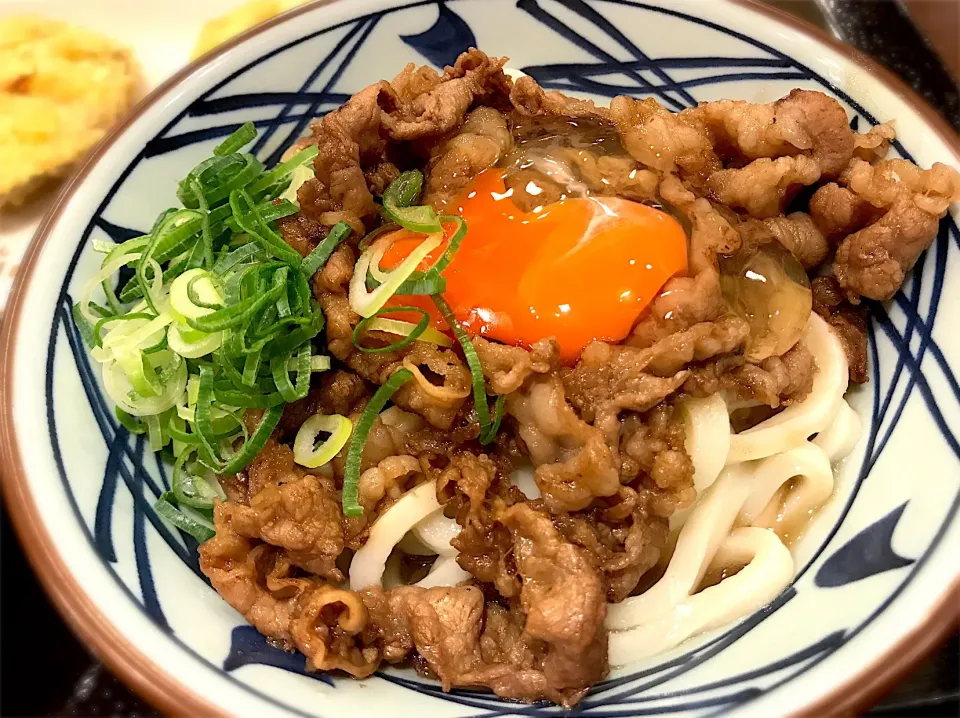 Snapdishの料理写真:牛すき釜玉＠丸亀製麺|toshi,I🍴さん