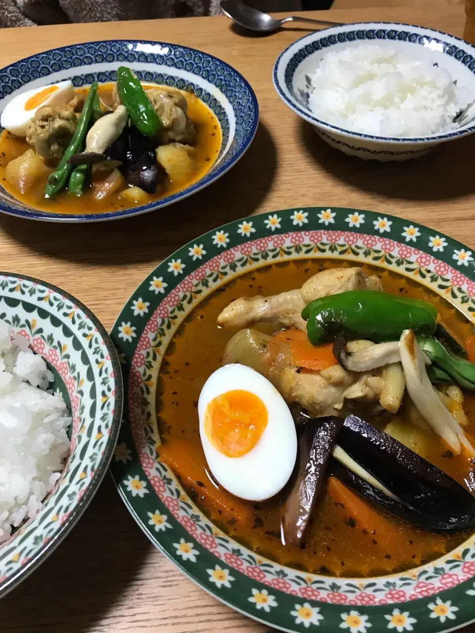 スープカレー。ちょっと辛過ぎました。|渡辺真紀さん