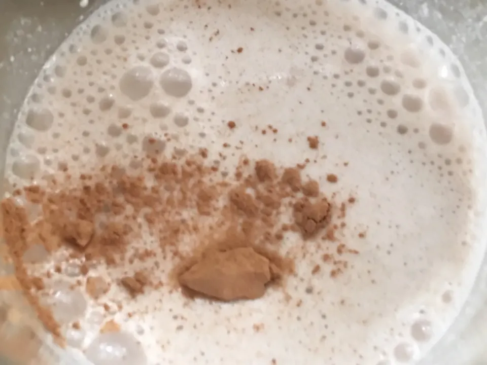 cocoaさんの料理 ホット胡桃ミルク🥛自家製💝にシナモンいれて
#冷めた女にならない|佐野未起さん