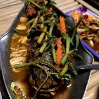 ปลาช่องแป๊ะซะ プラー・チョン・ペサ
雷魚の姿煮🐟@ที่กรุงเทพฯ バンコク