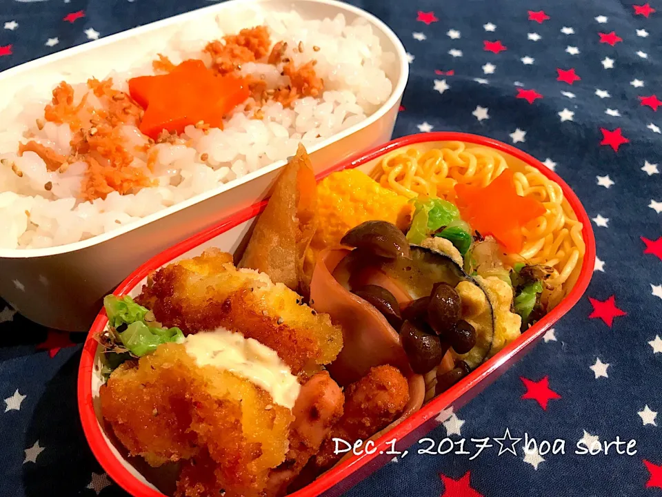 夫弁当☆海老フライ🍤😊👍🏻✨|kaoriさん