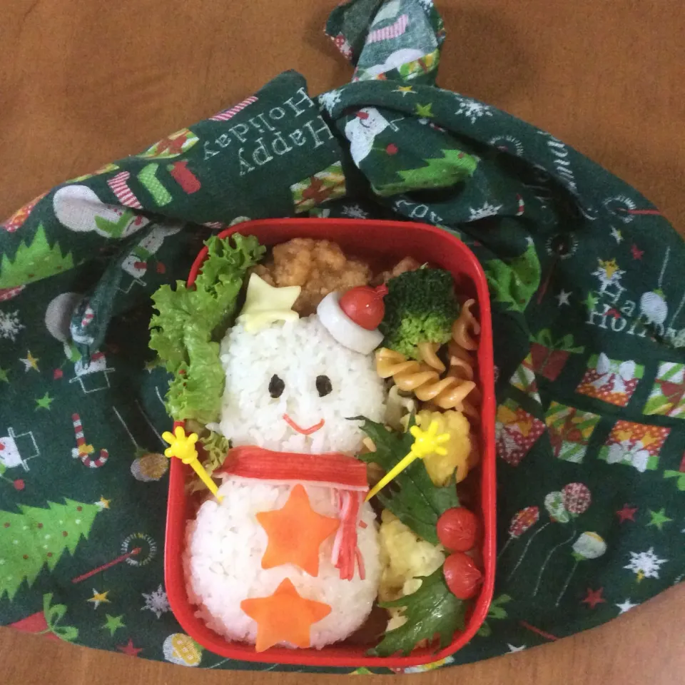 Snapdishの料理写真:#雪だるま弁当|kaorinさん